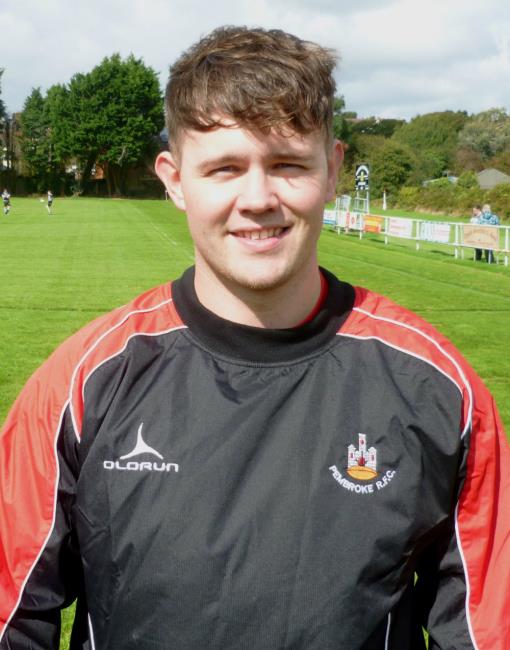 Jordan Gwilliam - try scorer for Pembroke